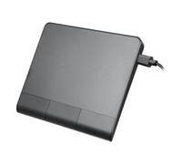 perixx PERIPAD-506 - Touchpad USB sottile con cavo, touchpad staccabile per desktop e laptop, misura grande, 13,5 x 11,6 x 1,4 cm, nero