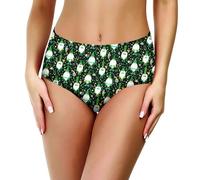 Perizoma da donna Irish Festival con stampa digitale Slips Mid Low Rise Slips, verde, L