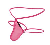 perizoma da uomo erotico biancheria intima per uomo senza cuciture Jockstrap Traspirante G-String Sissy Lingerie Slip a vita bassa Mutande Low Rise T-Back Intimo da uomo, Colore: rosa., XL