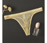 Perizoma Intimo per Uomo T-Back Sexy Vita Bassa Rete per trasparente Prospettiva