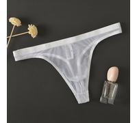 Perizoma Intimo per Uomo T-Back Sexy Vita Bassa Rete per trasparente Prospettiva