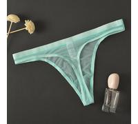 Perizoma Intimo per Uomo T-Back Sexy Vita Bassa Rete per trasparente Prospettiva