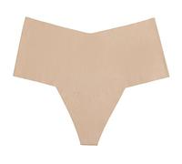 Perizoma Invisibile Donna da Donna in Cotone con Perizoma in di Ghiaccio Senza Cuciture, Perizoma a Vita Media di Grandi Dimensioni Slip da Ciclo Culotte Slip Donna Cotone Maxi (Beige, M)