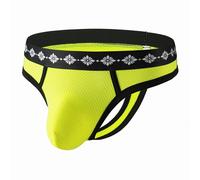 Perizoma uomo vita bassa con pannello rete jacquard supporto rigonfiamento mutan