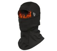 Perkanion Passamontagna Invernale Termico con Pile - Balaclava Sottocasco Caldo Antivento per Sci, Moto, Ciclismo, Snowboard, Trekking Protezione per UV Uomo Donna