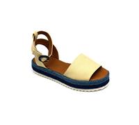 Perky Mare Plataforma Lona Beige 37 cremoso