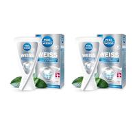 PERL WEISS Expert bianco, principio attivo perlite garantisce una pulizia intensa, denti bianchi visibili, 50 ml (Confezione da 2)