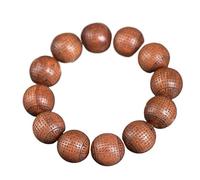 Perla Africana Huanghua Da 20 Mm Con Perline A Forma Cuore Sutra Buddista | Perline del Sutra del cuore intagliato, mala in stile legno di sandalo da