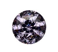 Perla allentata della pietra preziosa dello zircone cubico del taglio astrale rotondo per la progettazione di collane e braccialetti, 8.0mm, Moissanite
