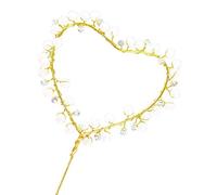 Perla Amore Cuore Cake Topper Matrimonio Decorazione Torta Accessori Pratico e Popolare