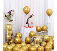 Perla Cromo Palloncini 12.7cm 25.4cm 30.5cm Elio Metallico Lattice Compleanno Da