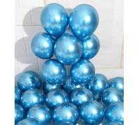 Perla Cromo Palloncini 12.7cm 25.4cm 30.5cm Elio Metallico Lattice Compleanno Da