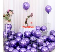Perla Cromo Palloncini 12.7cm 25.4cm 30.5cm Elio Metallico Lattice Compleanno Da