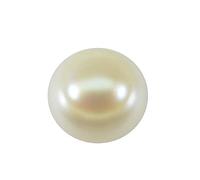 Perla dei mari del Sud da 11,25 carati, pietra preziosa Moti Stone originale certificata astrologica sfusa (M10-B0DQL4TFHT, argento, zaffiro sintetico, argento, Zaffiro sintetico
