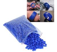Perla di cera,perle di cera per colata di gioielli moldel per cera d'iniezione professionale (Blu)