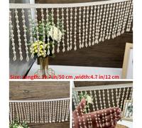 Perla Finta Perline Bordatura Nappa Orlo Frangia Tenda Cucito Accessorio Crafts