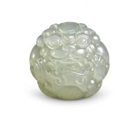 Perla in Giada Nefrite, Bead, 14 mm | Componente per bracciale, Perla artigianale, di ornamenti, Per assemblatori di gioielli