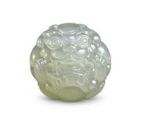 Perla in Giada Nefrite, Bead, 16 mm | Componente per bracciale, Perla artigianale, di ornamenti, Per assemblatori di gioielli