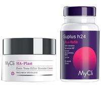 PERLAPELLE Srl MYCLI COFANETTO IN & OUT 1 MYCLI HA PLAST CREMA 50 ML + 1 MY CLI HYA REFILL 60 CAPSULE
