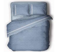 Perlarara Basic Line - Parure Copripiumino Matrimoniale Cotone 255x200 cm - Sacco Copripiumone - Crono V904