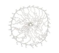 Perle Accessorio per Capelli per Matrimoni Palla Evento Formale Griglie Antiscivolo Catena Gioielli Strass Copricapo Perle Imitazione Lega Gioielli