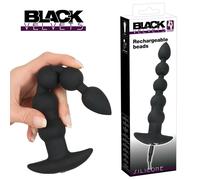 Perle Anali Multi Velocità USB Silicone Vellutato Smooth Anal Plug Black Velvets