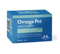 PERLE APPETIBILI PER CANE E GATTO 60 PEZZI NORMALE MANTENIMENTO OMEGA PET