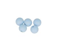 Perle - ARTEMIO - 10 mm - Blu Pastello - 5 pz - Misto