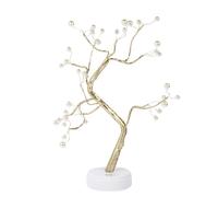 Perle bianche a forma di albero a forma di luci a LED Lampada da soffitto stile