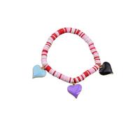 Perlé Bracciale Bracciali Bracciale Anelli Esclusiva dell'Anno del Bracciale in Perle di Giada Bianco Naturale Colore Fiore di Ciliegio, Fresco ed Elegante Da Donna Con Bracciale Gioielli Mm Anelli