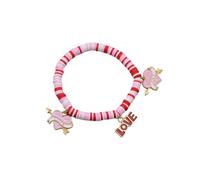 Perlé Bracciale Bracciali Bracciale Anelli Esclusiva dell'Anno del Bracciale in Perle di Giada Bianco Naturale Colore Fiore di Ciliegio, Fresco ed Elegante Da Donna Con Bracciale Gioielli Mm Anelli