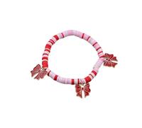 Perlé Bracciale Bracciali Bracciale Anelli Esclusiva dell'Anno del Bracciale in Perle di Giada Bianco Naturale Colore Fiore di Ciliegio, Fresco ed Elegante Da Donna Con Bracciale Gioielli Mm Anelli