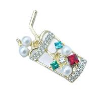 Perle creative Succhi Bevande Latte Tè Tazza Spilla Spilla Accessori Accessorio abbigliamento elegante per donne Ragazze Spilla sul petto in lega versatile