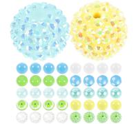 Perle da 50 pezzi per perline perle sciolte colorate perle sciolte