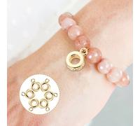 Perle da cauzione da 20 pezzi per perle di rame appendiabiti per perle da