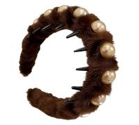 Perle da Donna | Fascia Per Capelli Antiscivolo | Con Perline E Denti A Pettine Decorativi - Per Ragazze Adolescenti, Mamme, Amiche, Nonne, Maestri, E Natale