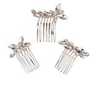 Perle da sposa fiore pettine for capelli fermagli for set graziosi copricapo a forcella for accessori di gioielli donna(J7248G)