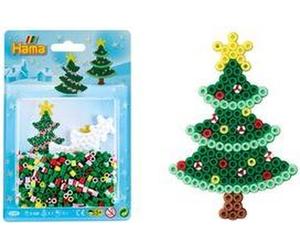 Perle da stiro Hama "albero di Natale", nel diametro di blister con perle da stiro midi: 5,0 mm, compresa la piastra a perno - NEW