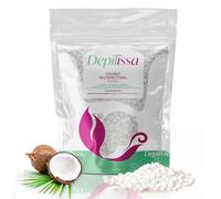 Perle di Cera Brasiliana Multidirezionale Depilissa Coconut 400g - Cera Dura a Caldo Senza Strisce per Ceretta Uomo e Donna, Zone Delicate e Corpo, Made in Italy