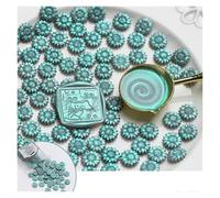 Perle di ceralacca, Confezione da 100 perline di ceralacca multicolori for scrapbooking buste, lettere, inviti nozze fai te(13)