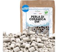 Perle di Ceramica EM x150 - Migliorano la Qualità dell'Acqua - Riduci I Depositi Calcari - Speciale Lavatrice e per Brocche, Bottiglie, Caffettiere