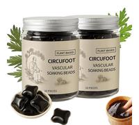 Perle di erbe Bioequis, alleviano la stanchezza, perle di attivazione per pediluvio purificante alle erbe Bioequis, perle di pediluvio lenitive all'artemisia naturale per donna e uomo (2Pcs)