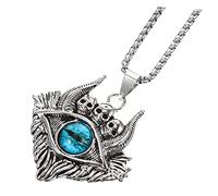 Perle di Gioielli da Donna Devil Chain Evil Evil Eye Bracelets Collane per Donne con Perno Oro Collana ad Anello ad Anello di cassetto in Acciaio Inossidabile in Acciaio Inossidabile