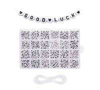 Perle Di Lettera La Produzione Gioielli Perline Parole Braccialetti