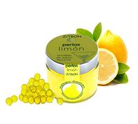 Perle di limone da cocktail. Frutta concentrata in perle per cocktail / decorazione / tapas / insalate / Natale / bevande. Sfere di zitrone di alta qualità. Vaso da 180gr, 160-180 sfere.