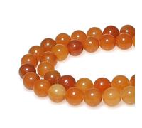 Perle di pietra naturale, 10 mm, 35 pezzi, rotonde, avventurina rossa, perline sfuse, ciondoli per la creazione di gioielli, bracciali, collane, orecchini, ciondoli (745, lz)