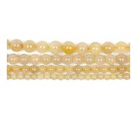 Perle di pietra naturale perline di cristallo di quarzo rutilo fascino rotondo perline allentate for il monili che fanno il braccialetto del cucito Fai da te Strand 4-12 mm. Artesanías hechas a mano