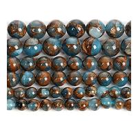Perle di pietra naturale zaffiro perline in pietra naturale perline for gioielli che fanno il cucito Fai da te Strand Bracciale 4-12 mm Artesanías hechas a mano (Item Diameter : 4mm about 92 pcs)