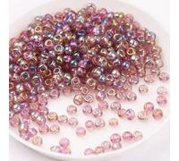 Perle di riso in vetro multi-formato 1.5-4mm Perline sparse imitazione trasparente Accessori per nappe in rilievo fai da te-Han Zi AB7-4mm 288 pezzi