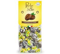 Perle di Sole - Caramelle al Caffè con Caffè Macinato, 150 g. - Gusto Intenso e Autentico dell’Espresso Italiano, non OGM - Dolcezza Gourmet Made in Italy